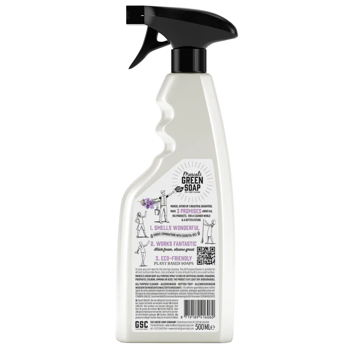 Marcel's Green Soap Biologisch Afbreekbare Allesreiniger spray lavender & rosemary 500ml