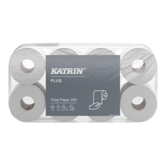 Katrin Plus Toiletpapier 72 rollen waarvan elk 250 vellen en 3 laags