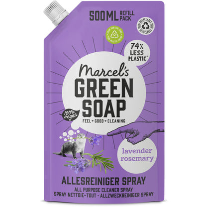 Marcel's Green Soap Allesreiniger Spray Refill Lavendel & Rozemarijn