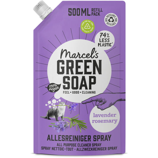 Marcel's Green Soap Allesreiniger Spray Refill Lavendel & Rozemarijn