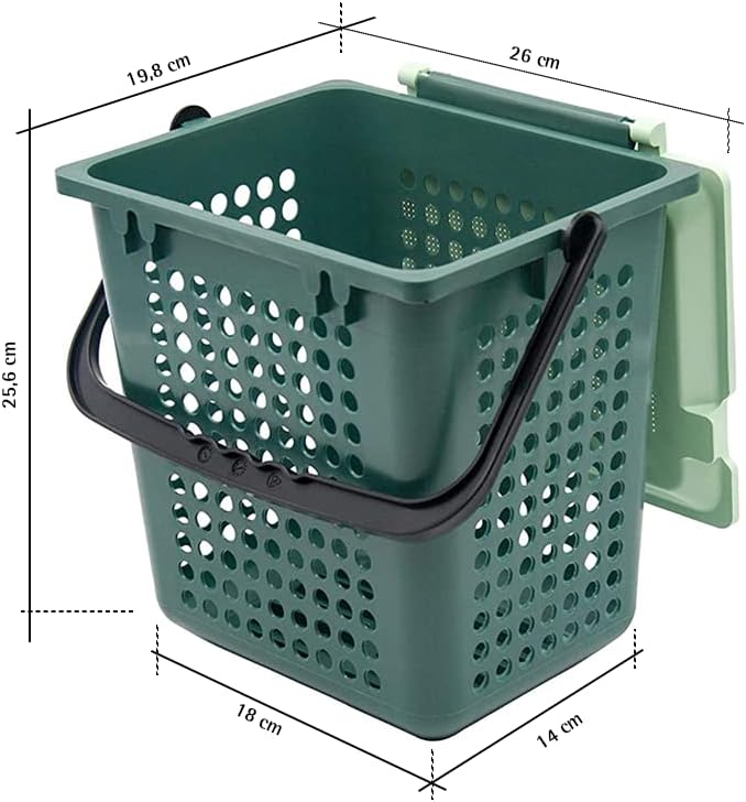 BioMat Airbox Afvalemmer Met Gaten Geschikt voor GFT 10L