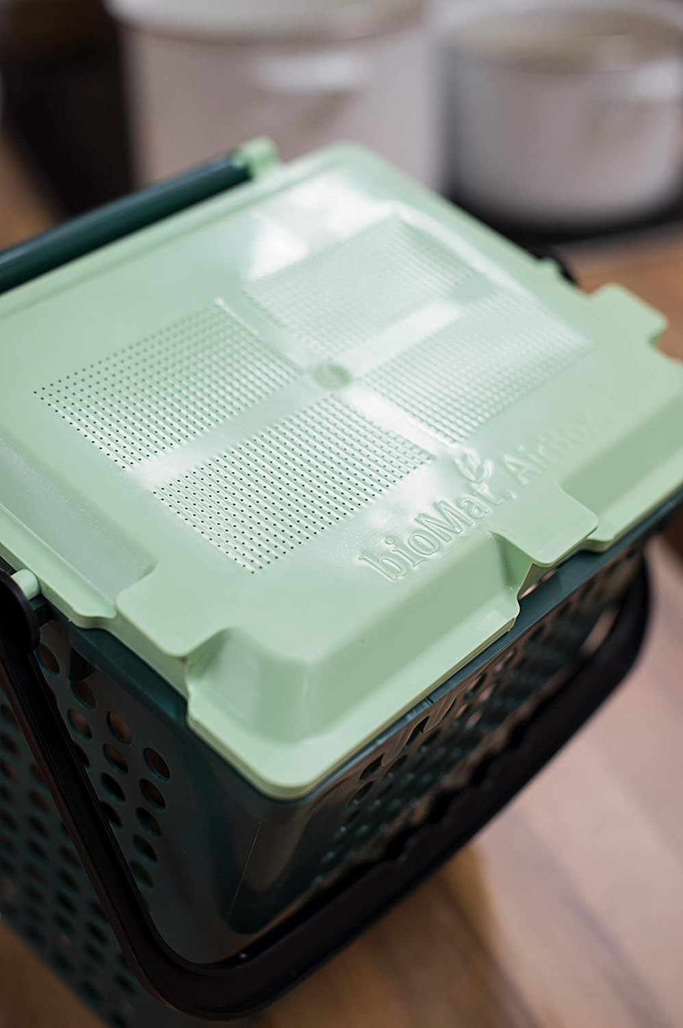 BioMat Airbox Afvalemmer Met Gaten Geschikt voor GFT 10L