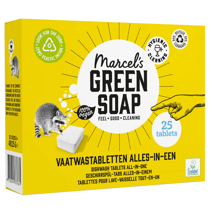 Marcel's Green Soap Vaatwastabletten per 25 stuks