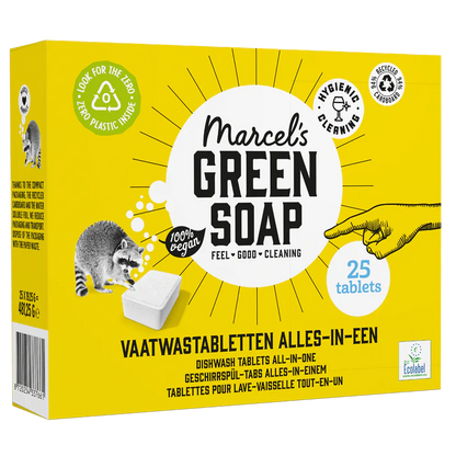 Marcel's Green Soap Vaatwastabletten per 25 stuks
