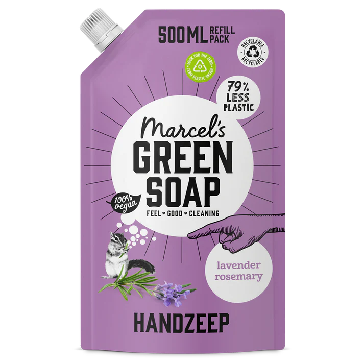 Marcel's Green Soap Handzeep Refill Lavendel & Rozemarijn 500ml