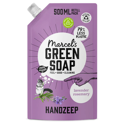 Marcel's Green Soap Handzeep Refill Lavendel & Rozemarijn 500ml