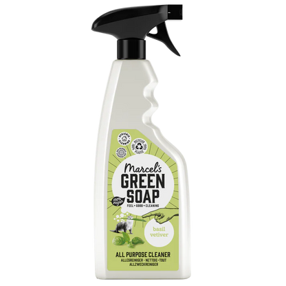 Marcel's Green Soap Biologisch Afbreekbare Allesreiniger spray Basilicum & Vetiver 500ml