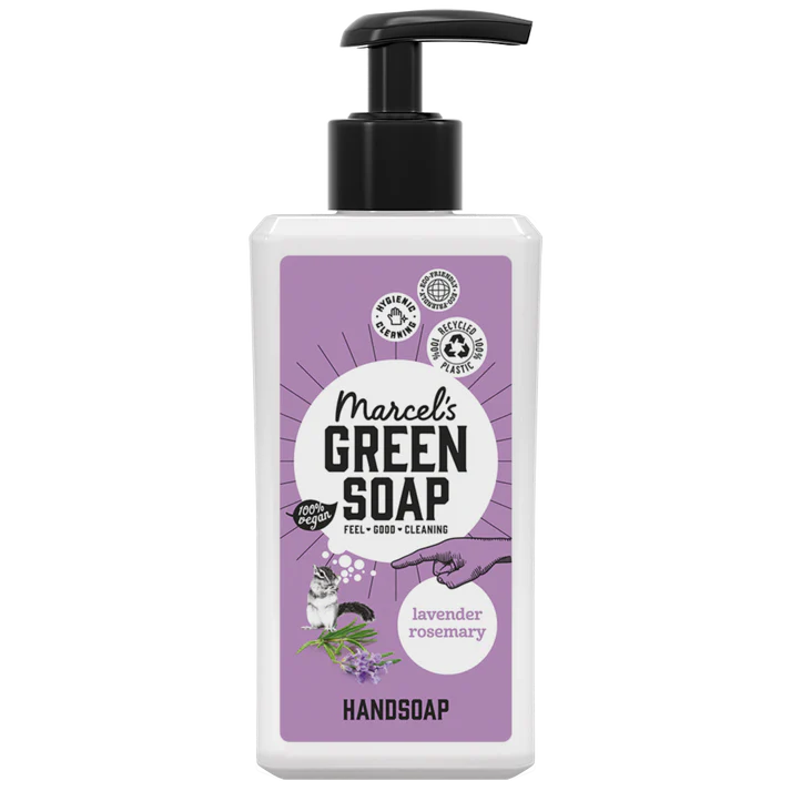 Marcel's Green Soap Microplasticvrije Vegan Handzeep Lavendel & Rozemarijn 250ml