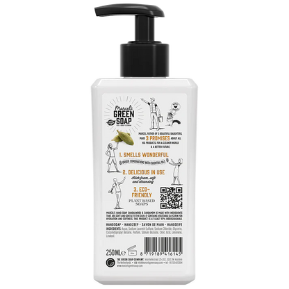 Marcel's Green Soap Microplasticvrije Vegan Handzeep Sandelhout & Kardemom 250ml