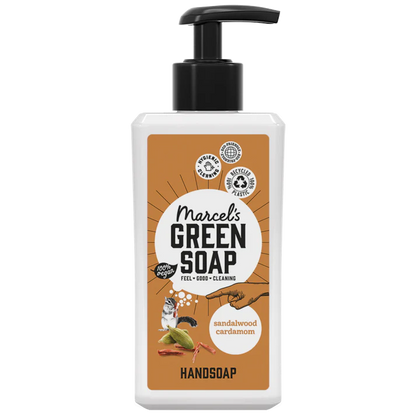 Marcel's Green Soap Microplasticvrije Vegan Handzeep Sandelhout & Kardemom 250ml