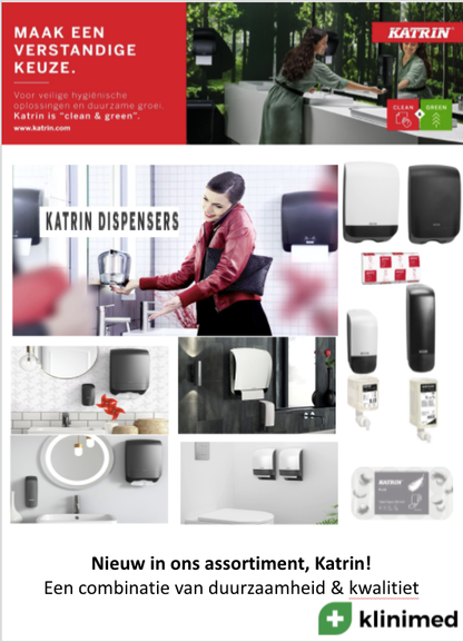 Katrin Vouwhanddoek Dispenser M Kleur Wit